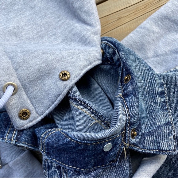 Bluenotes Hooded Fleece Denim Jacket - Picture 7 of 7